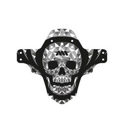ALL MOUNTAIN STYLE AMS MUD GUARD GREY  SKULL