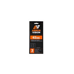 ARMOR VISION 62MM LENS PROTECTOR CLEAR (PACK OF 3)