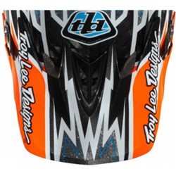 TLD 13 D3 VISOR ZAP ORANGE