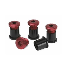 GAMUT RACERING BOLT 5.5MM ALUM RED SUIT SINGLE SET OF 4
