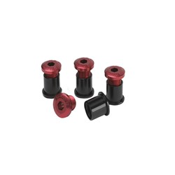 GAMUT RACERING BOLT 9.5MM ALUM RED SET OF 4