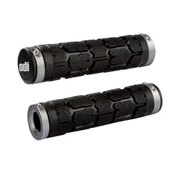 ODI MTB ROGUE LOCK ON GRIP BLACK / GREY CLAMPS