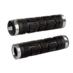 ODI MTB ROGUE LOCK ON GRIP BLACK / SILVER CLAMP