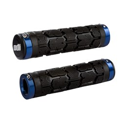 ODI MTB ROGUE LOCK ON GRIP BLACK / BLUE CLAMPS