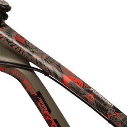 DYEDBRO FRAME PROTECTION WRAP CHAINSAW BLACK/RED