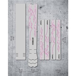 DYEDBRO FRAME PROTECTION WRAP LIGHTNING PINK