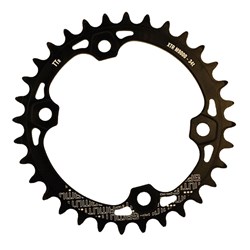 GAMUT CHAINRING THICK THIN RACERING M9000 XTR 34T BLACK