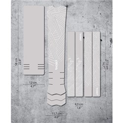 DYEDBRO FRAME PROTECTION WRAP E-MTB STAY FREE WHITE