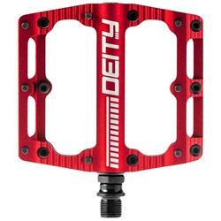 DEITY PEDAL BLACK KAT RED