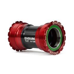 ENDURO BKS-0200 STAINLESS ANGULAR INTERNAL THREADED BB T47 & 30MM - RED