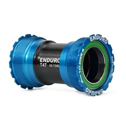 ENDURO BKS-0202 STAINLESS ANGULAR INTERNAL THREADED BB T47 & 30MM - BLU