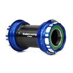 ENDURO BKS-0232 STAINLESS ANGULAR EXTERNAL THREADED BB T47 & SHIMANO-BLU