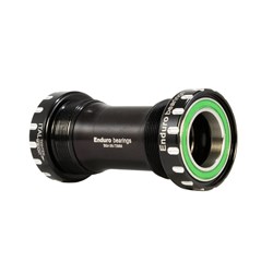ENDURO BKS-02349 STAINLESS ANGULAR ITALIAN THREADED BB SHIMANO - BLK