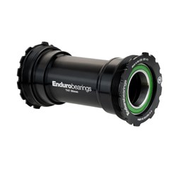 ENDURO BKS-0246 STAINLESS ANGULAR INTERNAL THREADED BB86, T47&SHIMANO-BLK