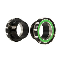 ENDURO BKS-6053 STAINLESS ANGULAR BSA THREADED BB 30MM - BLK