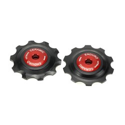 ENDURO BKCJ-0000 10T ZERO CERAMIC BRNG PULLEYS CAMPAGNOLO - RED