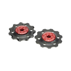 ENDURO BKCJ-0195 11T ZERO CERAMIC HYBRID BRNG PULLEYS SHIMANO11SP - RED