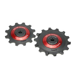 ENDURO BKCJ-0505 12/14T XD15 CERAMIC BRNG PULLEYS SRAM AXS 12SP - RED