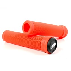 ODI BMX LONGNECK SL FLANGELESS GRIP 143MM FIRE RED (SOFT)