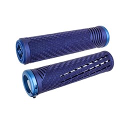 ODI MTB BMX CF LOCK ON GRIP V2.1 135MM SAPPHIRE / BLUE W/ MT BLUE CLA