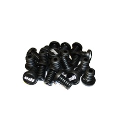 ODI BMX REFILL PACK - 20 PUSH IN PLUGS BLACK - WHITE LOGO