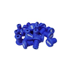 ODI BMX REFILL PACK - 20 PUSH IN PLUGS BLUE - WHITE LOGO