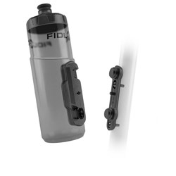 FIDLOCK DRINK BOTTLE TWIST BIKE BASE SET TRANSPARENT BLACK 600ML