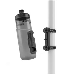 FIDLOCK DRINK BOTTLE TWIST UNI BASE SET TRANSPARENT BLACK 600ML