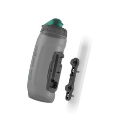 FIDLOCK TWIST BOTTLE 590ML ANTIBACTERIAL BIKE BASE SET TRANSPARENT BLACK