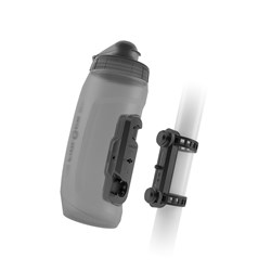 FIDLOCK DRINK BOTTLE TWIST UNI BASE SET TRANSPARENT BLACK 590ML