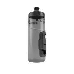 FIDLOCK DRINK BOTTLE TWIST SINGLE BOTTLE TRANSPARENT BLACK 600ML