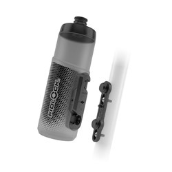 FIDLOCK TWIST BOTTLE 600ML BIKE BASE SET TRANSPARENT BLACK
