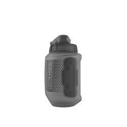 FIDLOCK TWIST SINGLE BOTTLE 550ML TRANSPARENT BLACK