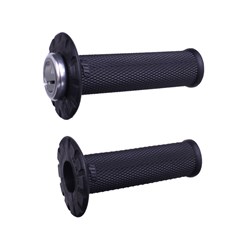 ODI UNIVERSAL MX NO WAFFLE LOCK ON W/ SLIP GRIP BLACK