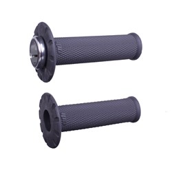 ODI UNIVERSAL MX NO WAFFLE LOCK ON W/ SLIP GRIP GRAPHITE