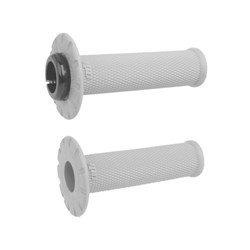 ODI UNIVERSAL MX NO WAFFLE LOCK ON W/ SLIP GRIP WHITE (PRO SOFT)