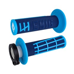 ODI MX V2 EMIG 2.0 LOCK ON GRIP NAVY/CYAN 2T / 4T