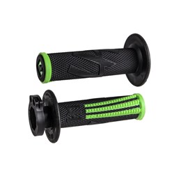 ODI MX V2 EMIG PRO LOCK ON GRIP BLACK / GREEN 2T / 4T