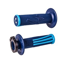 ODI MX V2 EMIG PRO LOCK ON GRIP NAVY / LIGHT BLUE 2T / 4T