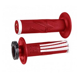 ODI MX V2 EMIG PRO LOCK ON GRIP RED/WHITE 2T / 4T