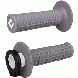 ODI MX HALF WAFFLE LOCK ON GRIP GREY (SOFT) 2T / 4T