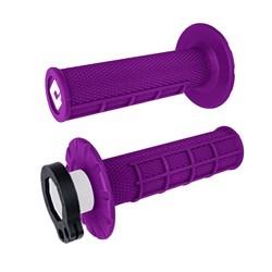 ODI MX HALF WAFFLE LOCK ON GRIP PURPLE - 2T / 4T