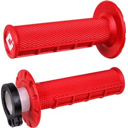 ODI MX HALF WAFFLE LOCK ON GRIP RED - 2T / 4T