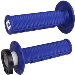 ODI MX HALF WAFFLE LOCK ON GRIP BLUE - 2T / 4T