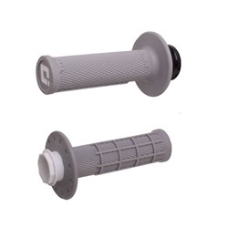 ODI MX MICRO-X HALF WAFFLE  LOCK ON GRIP GREY (SOFT) - 2T / 4T