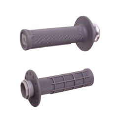 ODI MX MICRO-X HALF WAFFLE  LOCK ON GRIP GRAPHITE - 2T / 4T