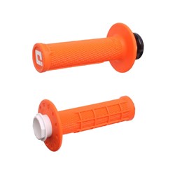 ODI MX MICRO-X HALF WAFFLE  LOCK ON GRIP ORANGE - 2T / 4T