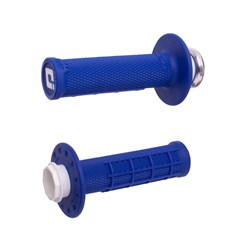 ODI MX MICRO-X HALF WAFFLE  LOCK ON GRIP BLUE - 2T / 4T
