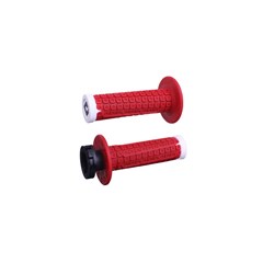 ODI MX V2 NOMAD D30 LOCK ON GRIP RED/WHITE 31.5/32.5MM | 2T / 4T