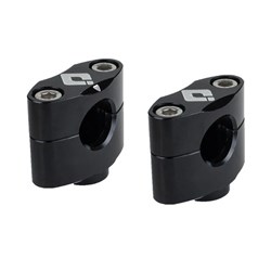 ODI MX HANDLEBAR MOUNT PEE WEE BAR MOUNTS 5/8" - BLACK (19MM)